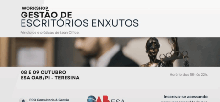 Workshop Gestão de Escritórios Enxutos: Princípios e Práticas de Lean Office