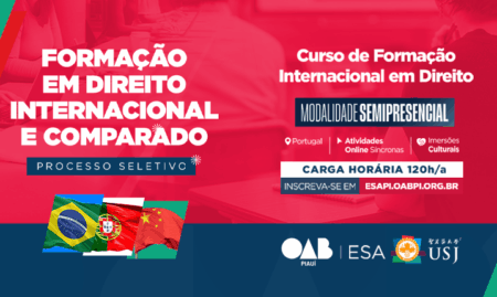 ESA Piauí lança edital para Formação Internacional em Direito em parceria com a University of Saint Joseph