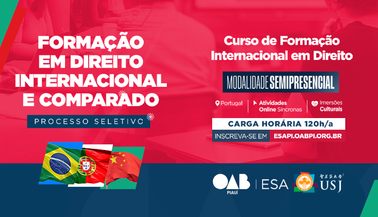 Curso de Formação Internacional e Comparado