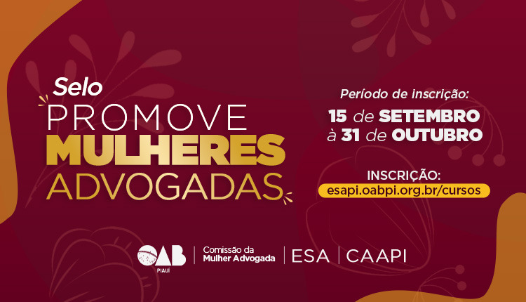 Selo Promove Mulheres Advogadas