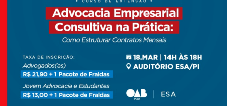 Curso Advocacia Empresarial Consultiva na Prática: Como Estruturar Contratos Mensais