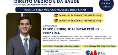 Módulo: Ética Médica e Processo Disciplinar