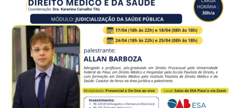 Módulo: Judicialização da Saúde Pública