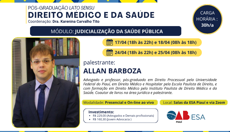 Módulo: Judicialização da Saúde Pública