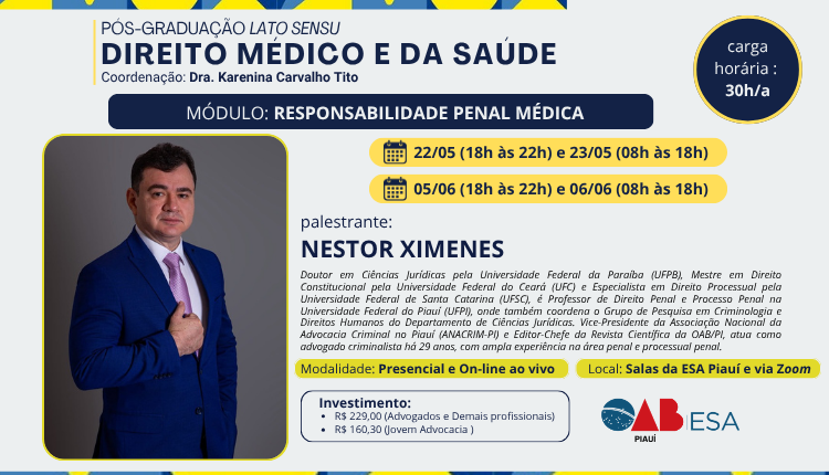 Módulo: Responsabilidade Penal Médica