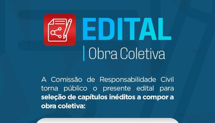 ESA Piauí lança edital para obra coletiva sobre responsabilidade civil
