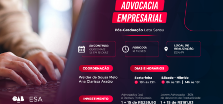 Pós-Graduação Lato Sensu em Advocacia Empresarial