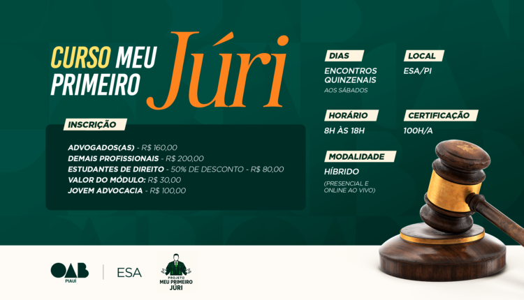 Curso Meu Primeiro Júri