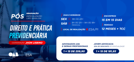 Pós-Graduação Lato Senso em Direito e Prática Previdenciária