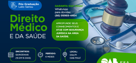 Pós-Graduação Lato Sensu em Direito Médico e da Saúde
