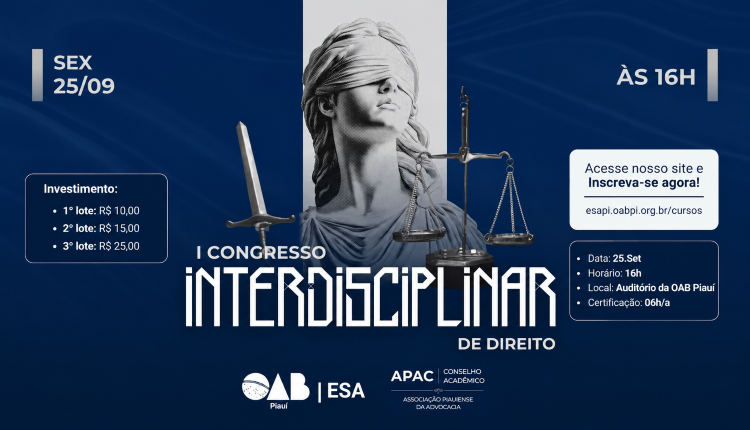 I Congresso Interdisciplinar de Direito