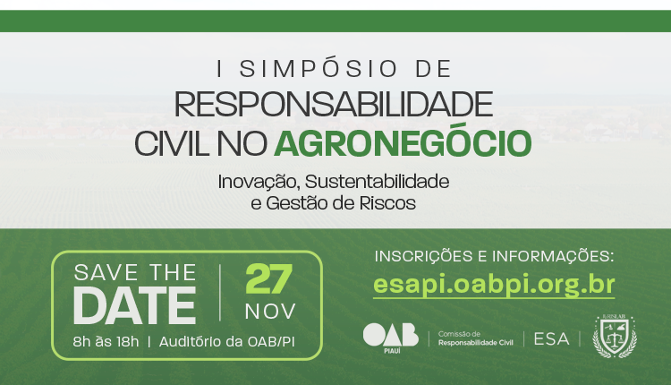 I Simpósio de Responsabilidade Civil no Agronegócio