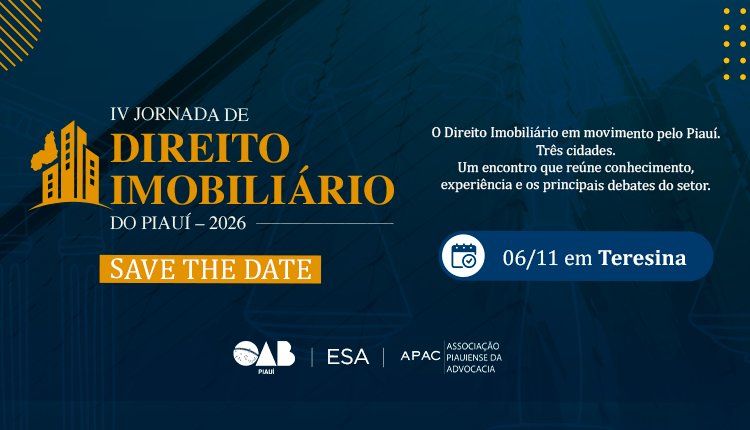 IV Jornada de Direito Imobiliário do Piauí 2026